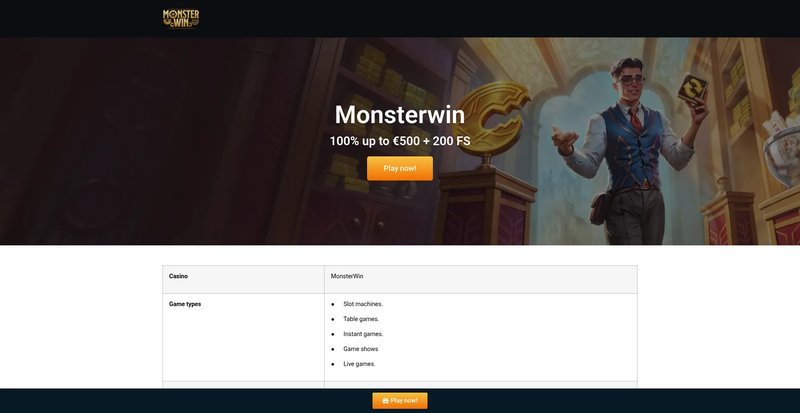 Monsterwin Casino in Deutschland - Die ultimative Online Casino Erfahrung Monsterwin Casino in Deutschland - Die ultimative Online Casino Erfahrung